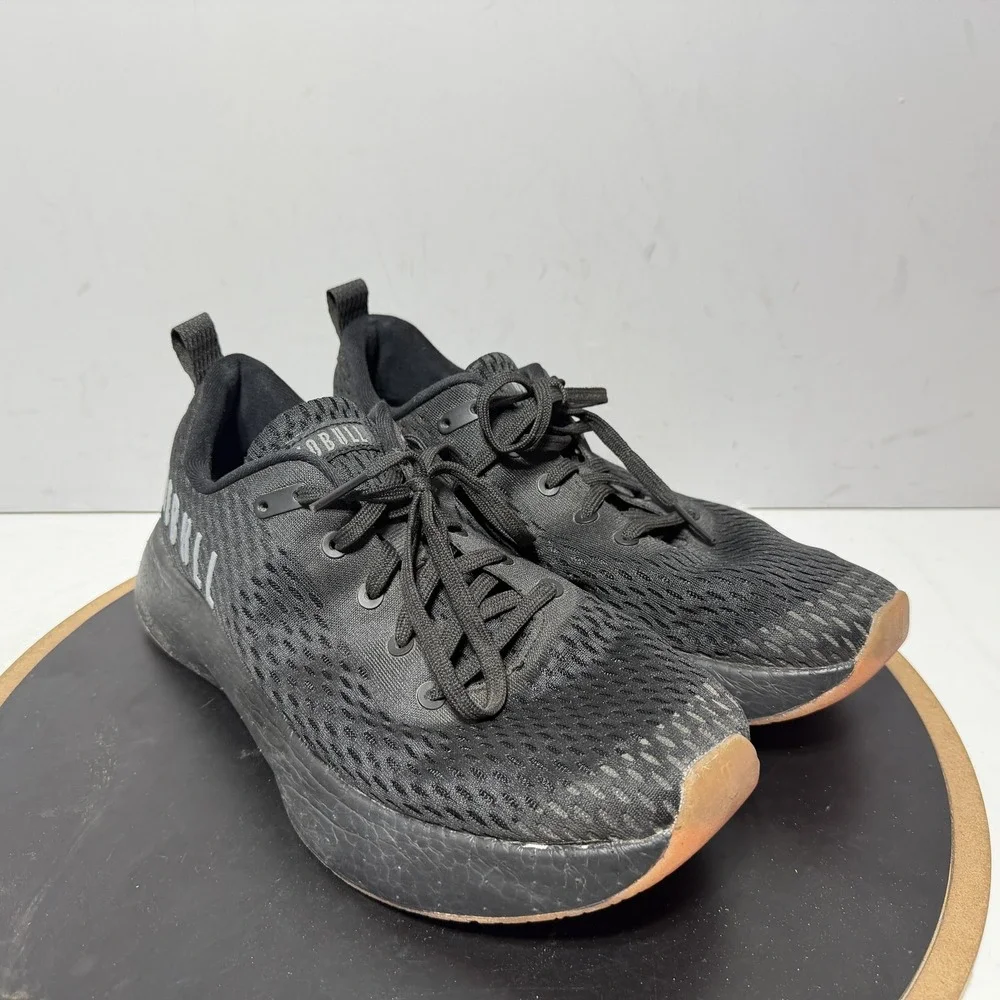 NOBULL Shoes Mens Size 11 Black Mesh Cushioned Running Training Sneakers Gym
